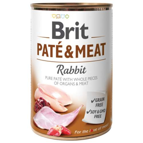 Konzerva BRIT Paté & Meat Rabbit 400 g