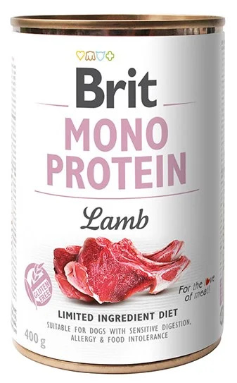 Brit Dog konz Mono Protein Lamb 400g