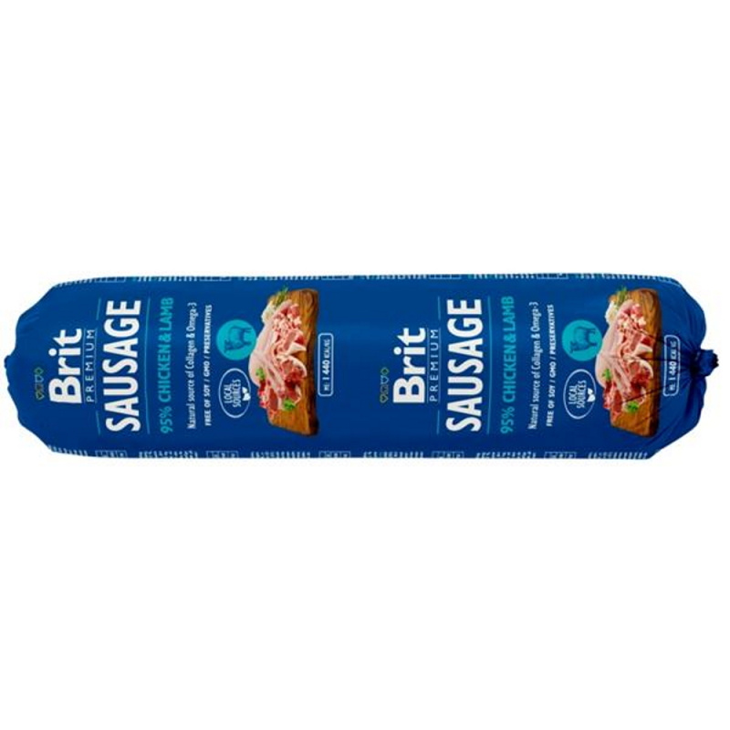 Brit Sausage Chicken & Lamb New 800 g