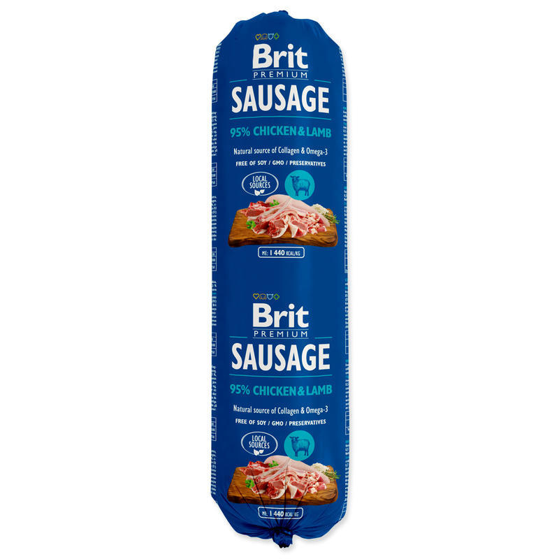 Brit Sausage Chicken & Lamb New 800 g