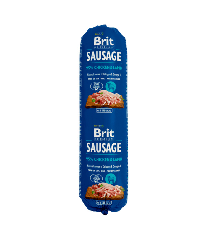Brit Sausage Chicken & Lamb New 800 g
