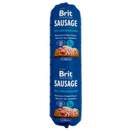 Brit Sausage Chicken & Lamb New 800 g