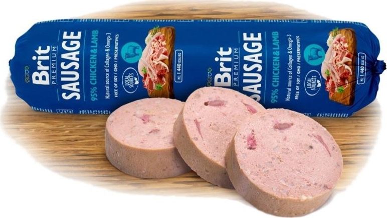 Brit Sausage Chicken & Lamb New 800 g