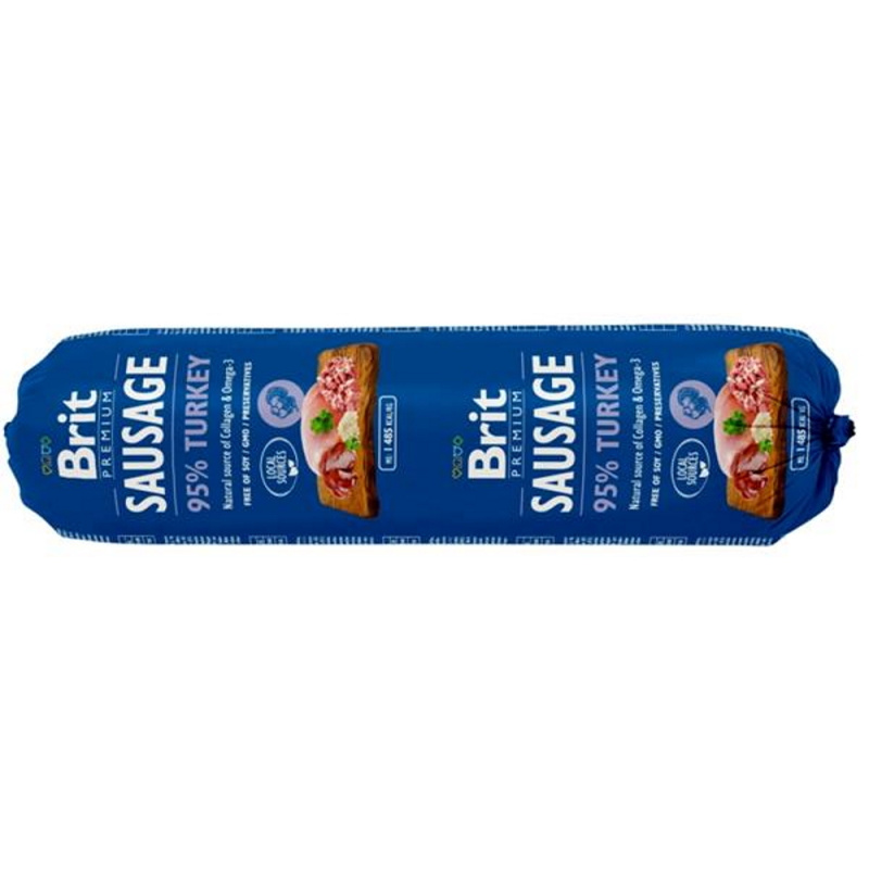 Salám BRIT Premium Dog Sausage Turkey 800 g
