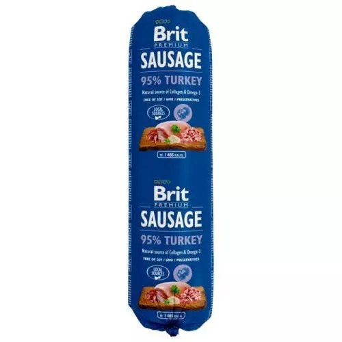 Salám BRIT Premium Dog Sausage Turkey 800 g