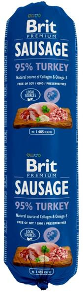 Salám BRIT Premium Dog Sausage Turkey 800 g
