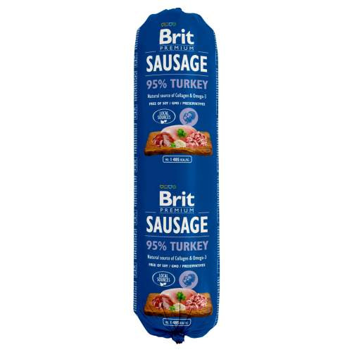 Salám BRIT Premium Dog Sausage Turkey 800 g