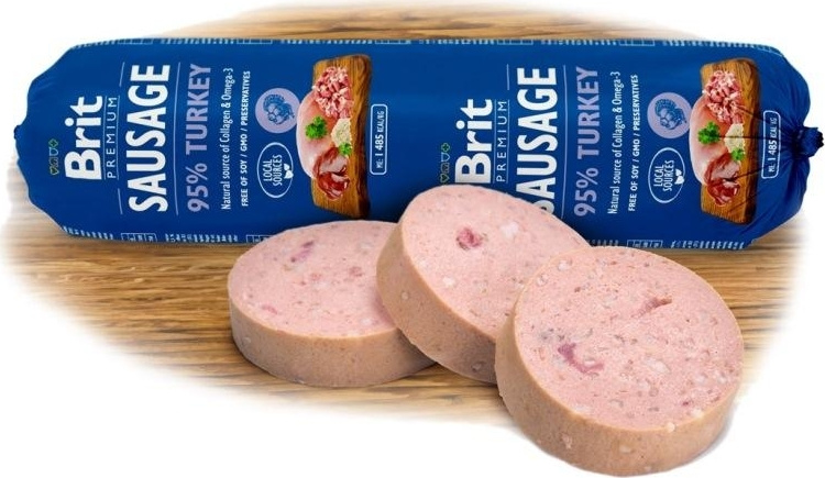 Salám BRIT Premium Dog Sausage Turkey 800 g