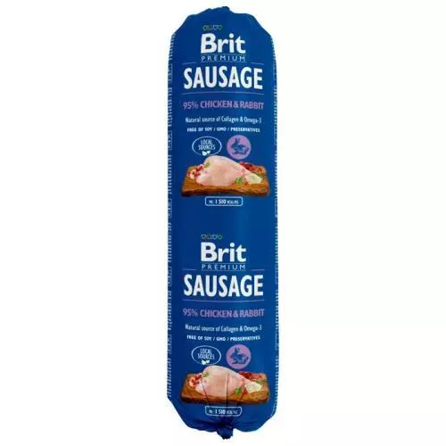 Brit Sausage Chicken & Rabbit New 800 g