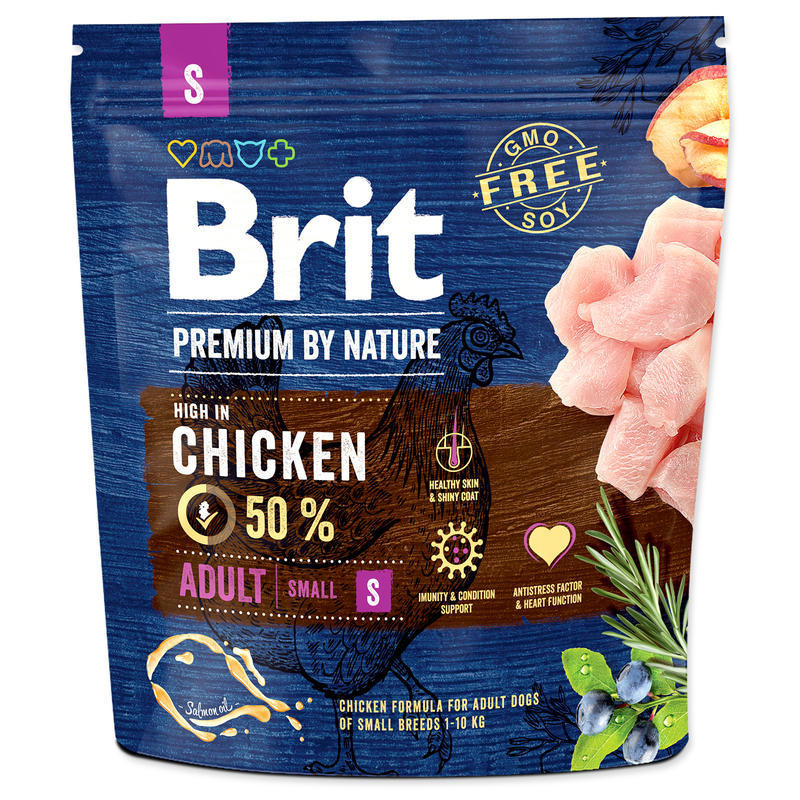 Brit Premium by Nature ADULT S 1 kg