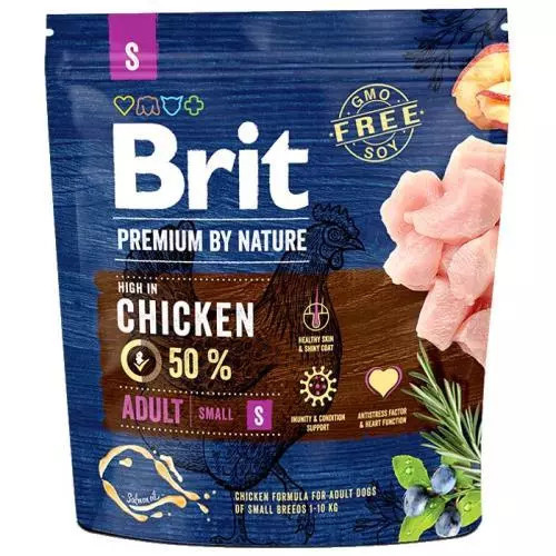 Brit Premium by Nature ADULT S 1 kg