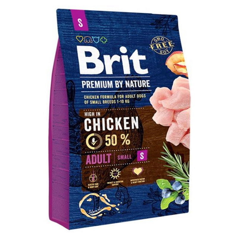 Brit Premium by Nature ADULT S 3 kg
