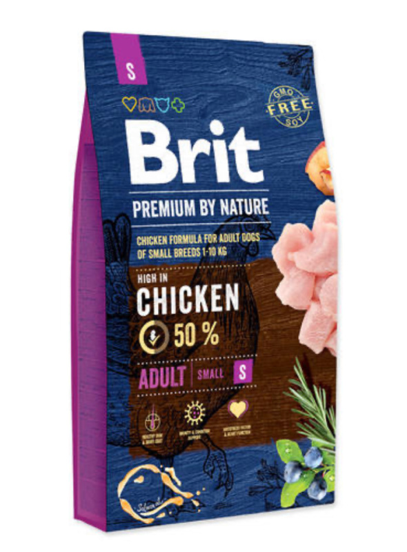 Brit Premium by Nature ADULT S 3 kg