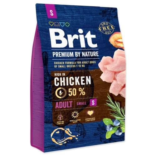Brit Premium by Nature ADULT S 3 kg