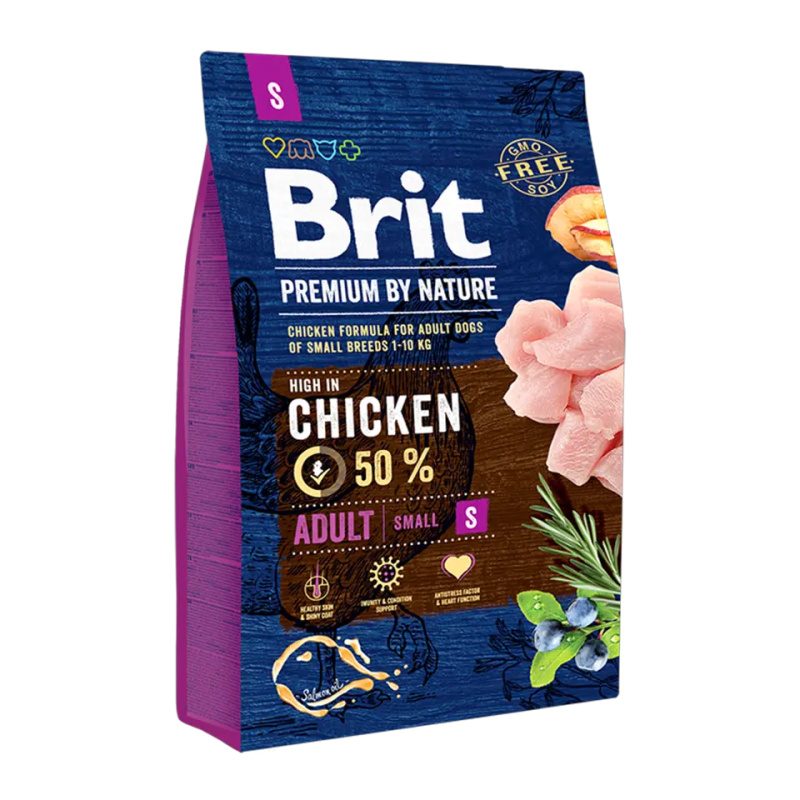 Brit Premium by Nature ADULT S 3 kg
