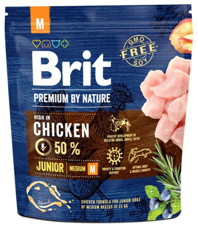 Brit Premium by Nature Junior M 1 kg