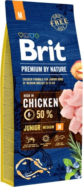 Brit Premium by Nature Junior M 15 kg