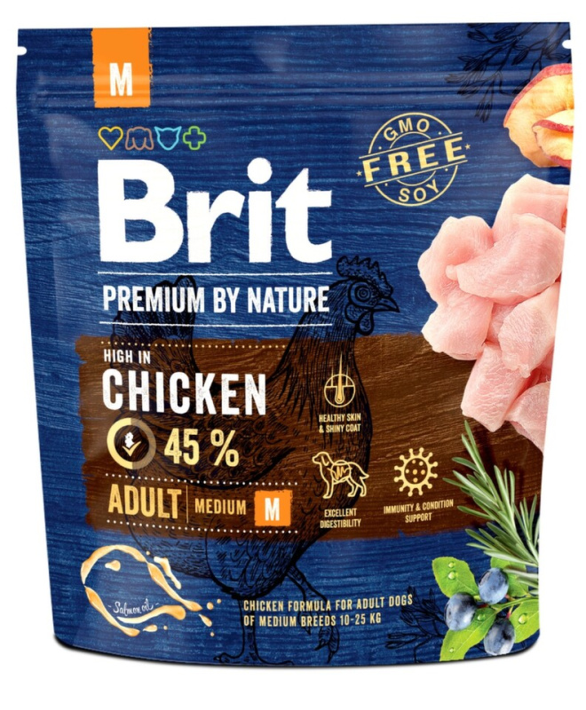 Brit Premium by Nature Adult M 1 kg
