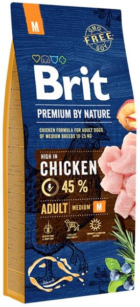 Brit Premium by Nature Adult M 15 kg