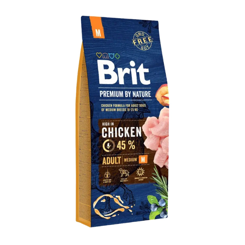 Brit Premium by Nature Adult M 15 kg