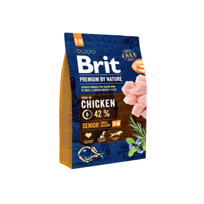 BRIT Premium by Nature Senior S+M 3 kg