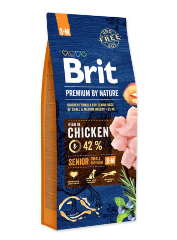 BRIT Premium by Nature Senior S+M 3 kg