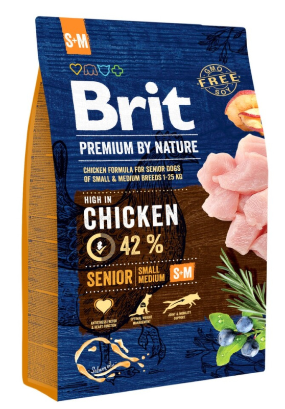 BRIT Premium by Nature Senior S+M 3 kg