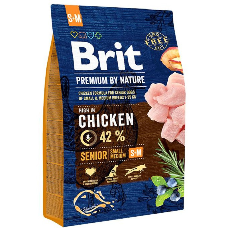 BRIT Premium by Nature Senior S+M 3 kg