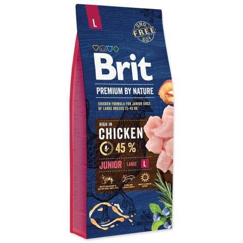 Brit Premium by Nature ADULT L 15 kg