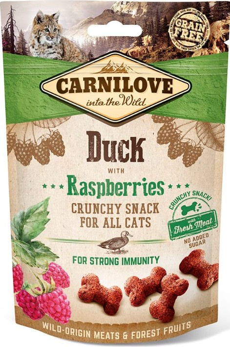 Carnilove Cat Crunchy Snack Duck&Raspberries 50g