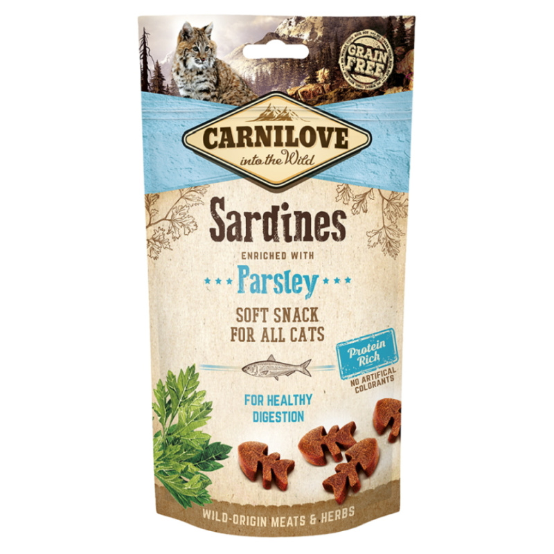 Carnilove Cat Semi Moist Snack Sardine&Parsley 50g