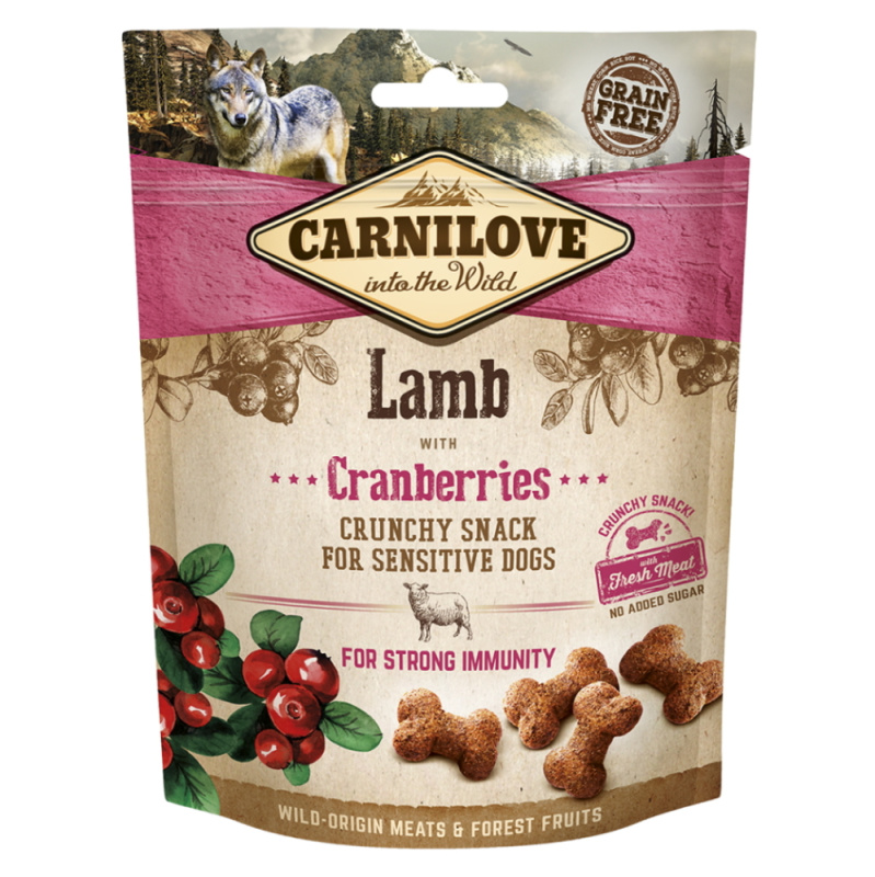 Carnilove Dog Crunchy Snack Lamb&Cranberries 200g
