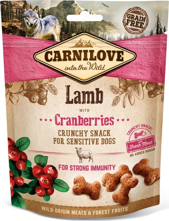 Carnilove Dog Crunchy Snack Lamb&Cranberries 200g