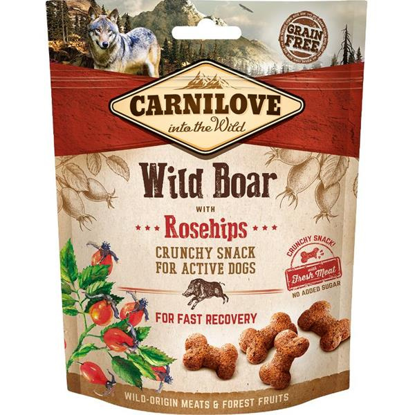 CARNILOVE Dog Crunchy Snack Wild Boar with Rosehips with fresh meat 200 g