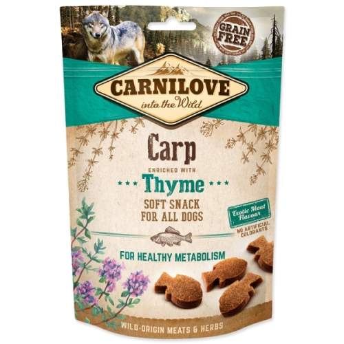 Carnilove Dog Semi Moist Snack Carp&Thyme 200g