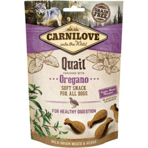 Carnilove Dog Semi Moist Snack Quail&Oregano 200g