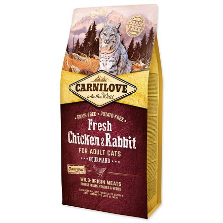 Carnilove Cat Fresh Chicken & Rabbit for Adult 6kg