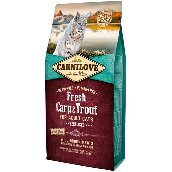 Carnilove Cat Fresh Carp & Trout Sterilised Adult 6kg