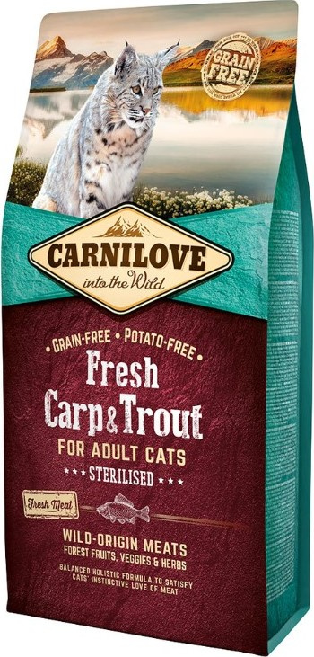 Carnilove Cat Fresh Carp & Trout Sterilised Adult 6kg
