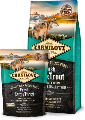 Carnilove Dog Fresh Carp & Trout for Adult 1,5kg