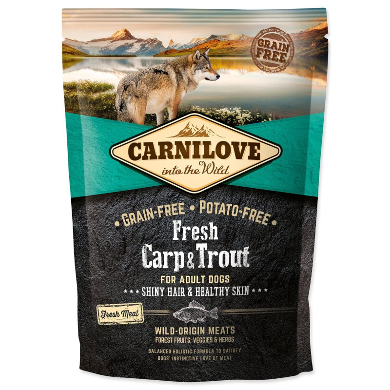 Carnilove Dog Fresh Carp & Trout for Adult 1,5kg