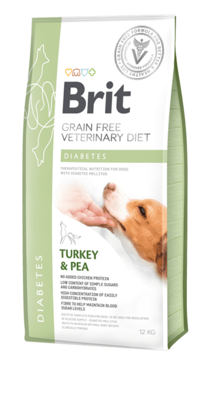 Brit VD Dog GF Diabetes 12kg 