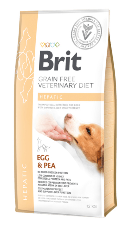 Brit VD Dog GF Hepatic 12kg 