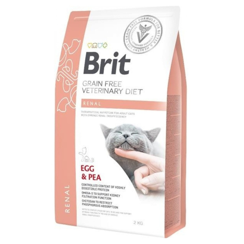 Brit VD Cat GF Renal 2kg