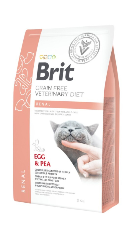 Brit VD Cat GF Renal 2kg