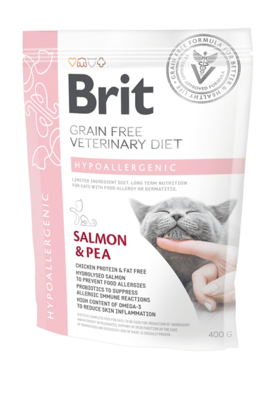 Brit VD Cat GF Hypoallergenic 400g