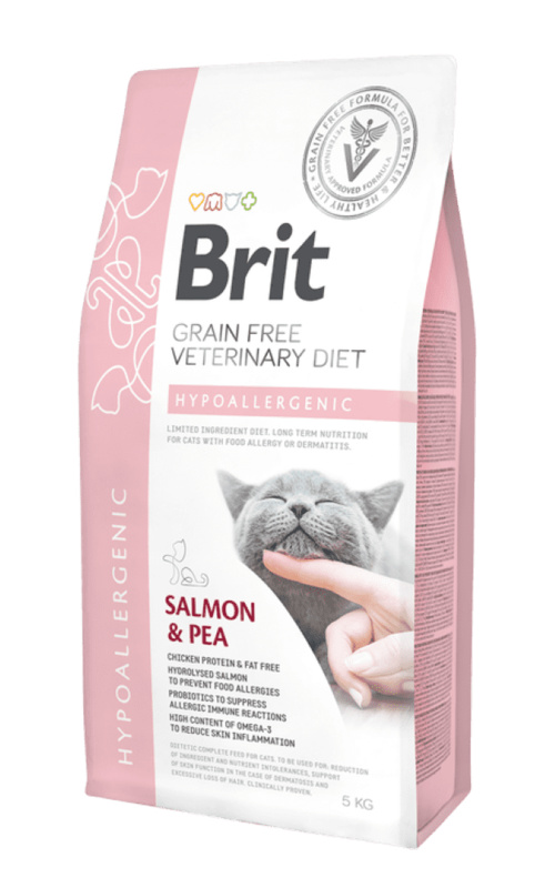 Brit VD Cat GF Hypoallergenic 5kg