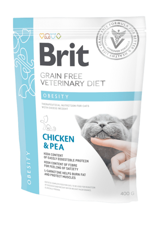 Brit VD Cat GF Obesity 400g