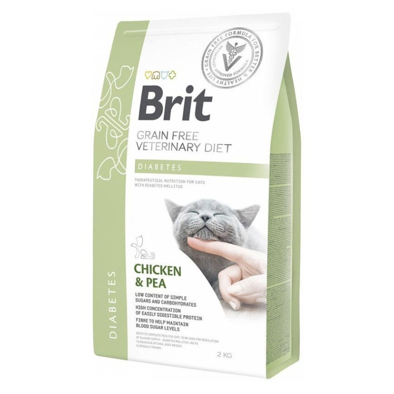 Brit VD Cat GF Diabetes 2kg