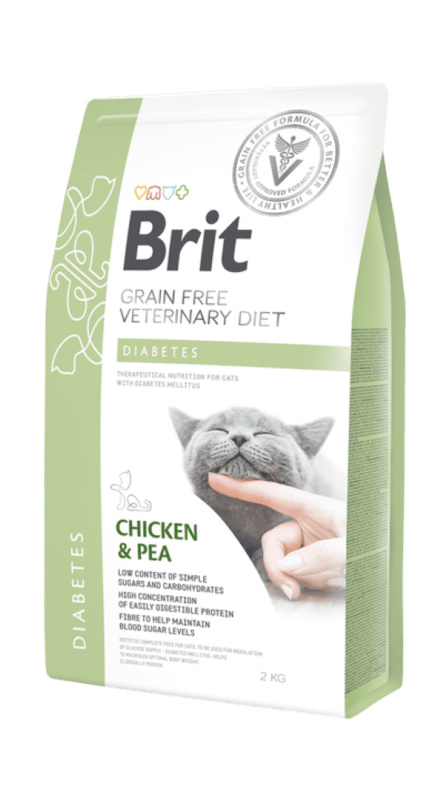 Brit VD Cat GF Diabetes 2kg